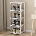 thumbnail image 1 of Customizable Shoe Organizer, Stackable & Customizable And Length Expansion For Living Room Or Balcony (Multi-Layer Design), 1 of 5