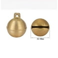 thumbnail image 2 of Durable Round Cow Sheep Horse Copper Bells Animal Husbandry Brass Bell Grazing 48MM, 2 of 8