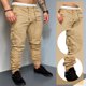 thumbnail image 4 of Pantalones cargo para hombre, pantalones de chándal a la moda para hombre, pantalones chinos informales de trabajo con cordón y 6 bolsillos, 4 of 6
