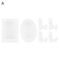thumbnail image 1 of juego de moldes de epoxi resistentes al desgaste, flexibles, resistentes al calor, fáciles de quitar, para marcos de fotos, suministros para el hogar, ahf, blanco, A, 1 of 5