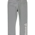 thumbnail image 4 of Reebok Womens Branded Capri Compression Athletic Pants, Grey, Small, 4 of 5