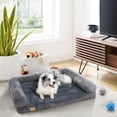 thumbnail image 2 of Cama Grande De Espuma Viscoelástica para Perros, Sofá para Acurrucarse para Mascotas, Funda Lavable Impermeable-l-95 x 72 x 22cm, 2 of 5