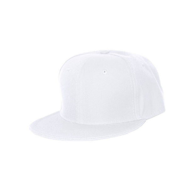 Plain white fitted hat hotsell