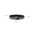 thumbnail image 4 of 12pcs Checkered Wristband Plaid Pattern Silicone Bracelets Racing Theme Party Gifts, 4 of 8