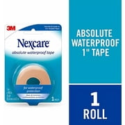 3M - Nexcare Absolute 66775 First Aid Waterproof Tape 1 x 180 (Pack of 3)