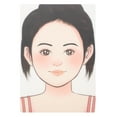 thumbnail image 1 of Tableau de Pratique de Peinture Maquillage Fille Tableau de Pratique de Peinture Visage Réutilisable Modèle d'Exercice de Peinture Lavable Outil de Peinture Maquillage pour Scène Maison Peinture Maquillage, 1 of 9