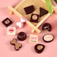 thumbnail image 4 of 10 piezas de chocolate brillante para horquillas de resina, cabujón plano, adornos para álbumes de recortes, manualidades, bricolaje, decoración del hogar, accesorios de artesanía, 4 of 5