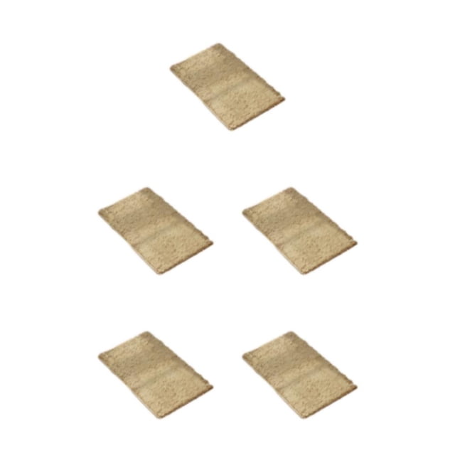 Baohd Water Absorbent Floor Mat - Exquisite Crafted Anti-slid Bottom Safe Strong Water Absorption Camel 40cm*60cm 5Set