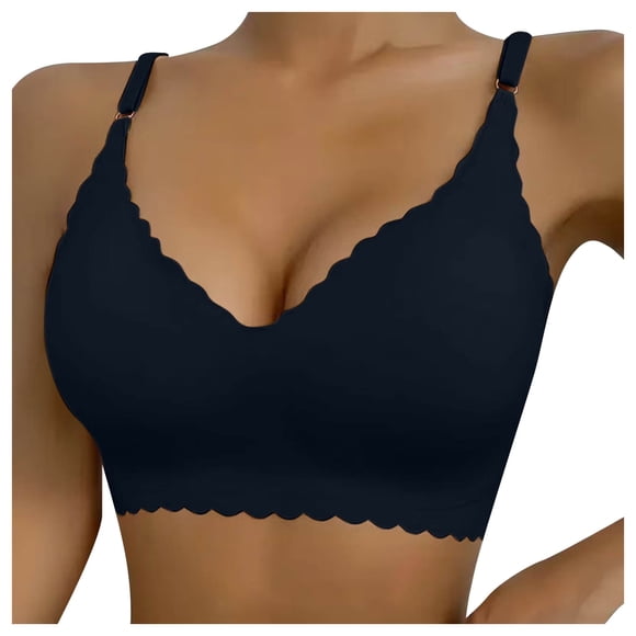 adviicd Hauts Tube pour Femmes Soutien-Gorge Sans Armatures pour Femmes, Couvrance Totale, Lissant et Confortable (Noir, P)