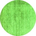 thumbnail image 1 of Ahgly Company Indoor Round Oriental Green Modern Area Rugs, 4' Round, 1 of 4
