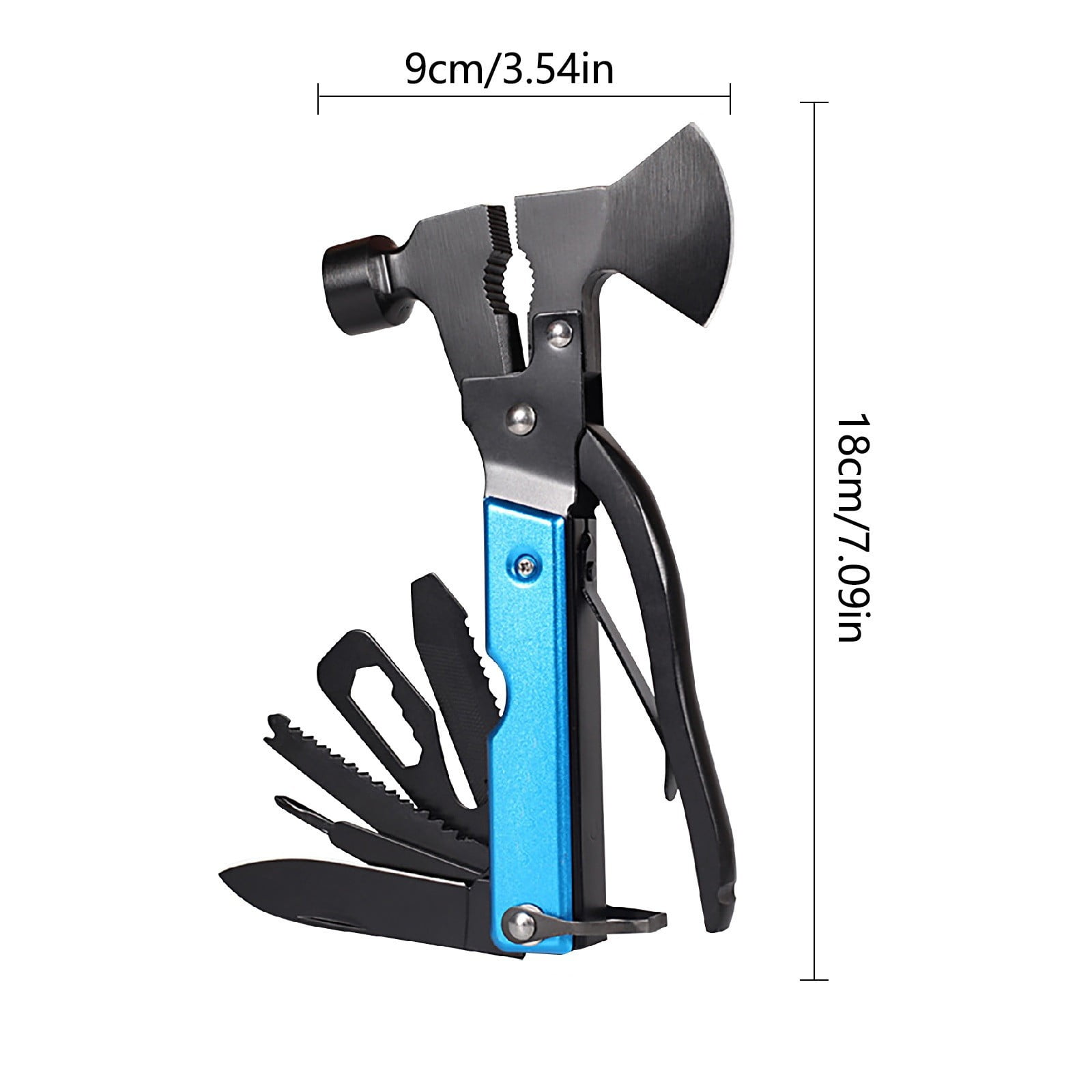 Ycolew Multitool Hammer 14in1, Camping Accessories Survival Gear, Cool Gadgets for Men, Anniversary Unique Gifts for Him Boyfriend Husband, Mens Gifts for Birthday, Tools for Men