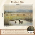 thumbnail image 3 of Wallpaper Vintage Mallard Duck Countryside Wildlife Nature Pond Peel and Stick Wall Murals 69"H x 96"W Removable PVC Wall Paper Self-Adhesive Wall Paintings Art Decor for Bedroom Living Room, 3 of 7