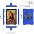 thumbnail image 2 of Allytechgroup for Samsung Galaxy Tab A9 Plus 11 Inch 2023 with Stand Women Men, Heavy Duty Shockproof Case with Shoulder Strap Kickstand Shockproof Protective for Galaxy A9+ Plus, Blue, 2 of 10