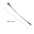 thumbnail image 4 of Línea de pesca antimordidas, accesorio de pesca líder de alambre de acero giratorio (30cm verde), 4 of 4