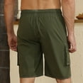 thumbnail image 4 of Mowujeit Men's Quick Dry Swim Trunks with Liner Summer Beach Shorts Army Green S-4XL, 4 of 8