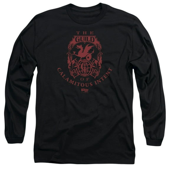 The Venture Bros Build Long Sleeve Adult 18/1 T-Shirt Black