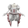 thumbnail image 1 of Halloween Pennywise Costume Horror Pennywise The Costume Outfit For Women Girls Outfits, 1 of 5