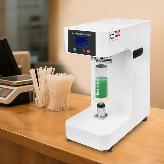 Automatic Can Sealing Machine Commercial Soda Can Sealer 11.16 16.91 21.98oz for Multi-juice, Liquid Alcohol, and mMilk Tea Beverages
