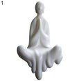 thumbnail image 2 of Delicate Abstract Monk Sculptures Ceramic Eye-catching Monk Sculpture Home Decor, 2 of 9