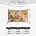 thumbnail image 4 of Susaid Vintage Floral Butterfly Collage Print Pillowcases Multiple Size, Pillow Cover Super Soft Envelope Closure Standard Pillow Case-16"x24", 4 of 6