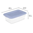 thumbnail image 3 of Sterilite Set Of (4) 11.4L Boxes- Blue, 3 of 3
