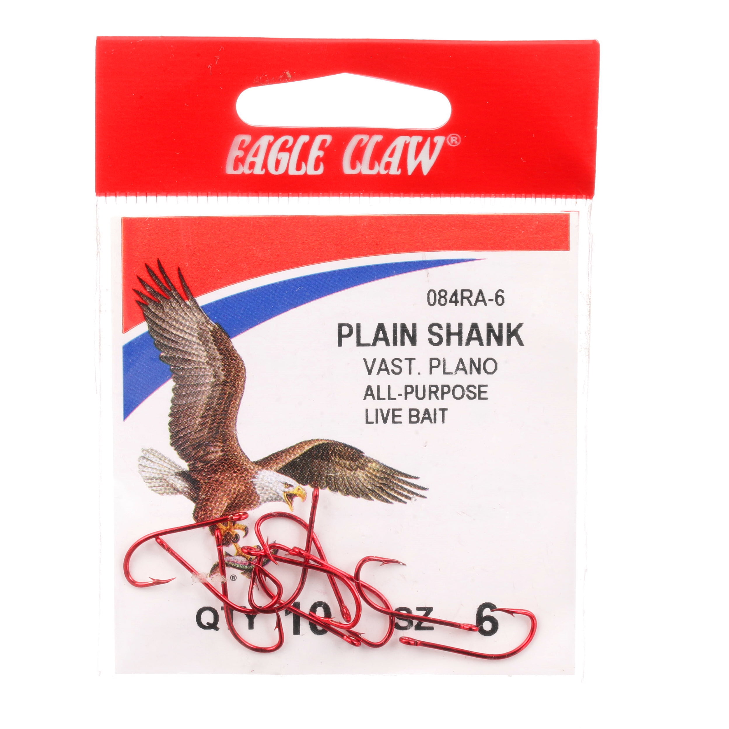 eagle claw barbless fishing hooks #2/0 Tro-Kar Qty 7 The hook generations of anglers have relied on Eagle Claw 084-2/0 Classic Hooks,