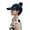 Black, variant on KMYY Women Baseball Hat Long Brim Face Letter Embroidery Empty Top Fasten Tape Sunscreen Adjustable Solid Color Sports Peaked Hat Headwear Gift