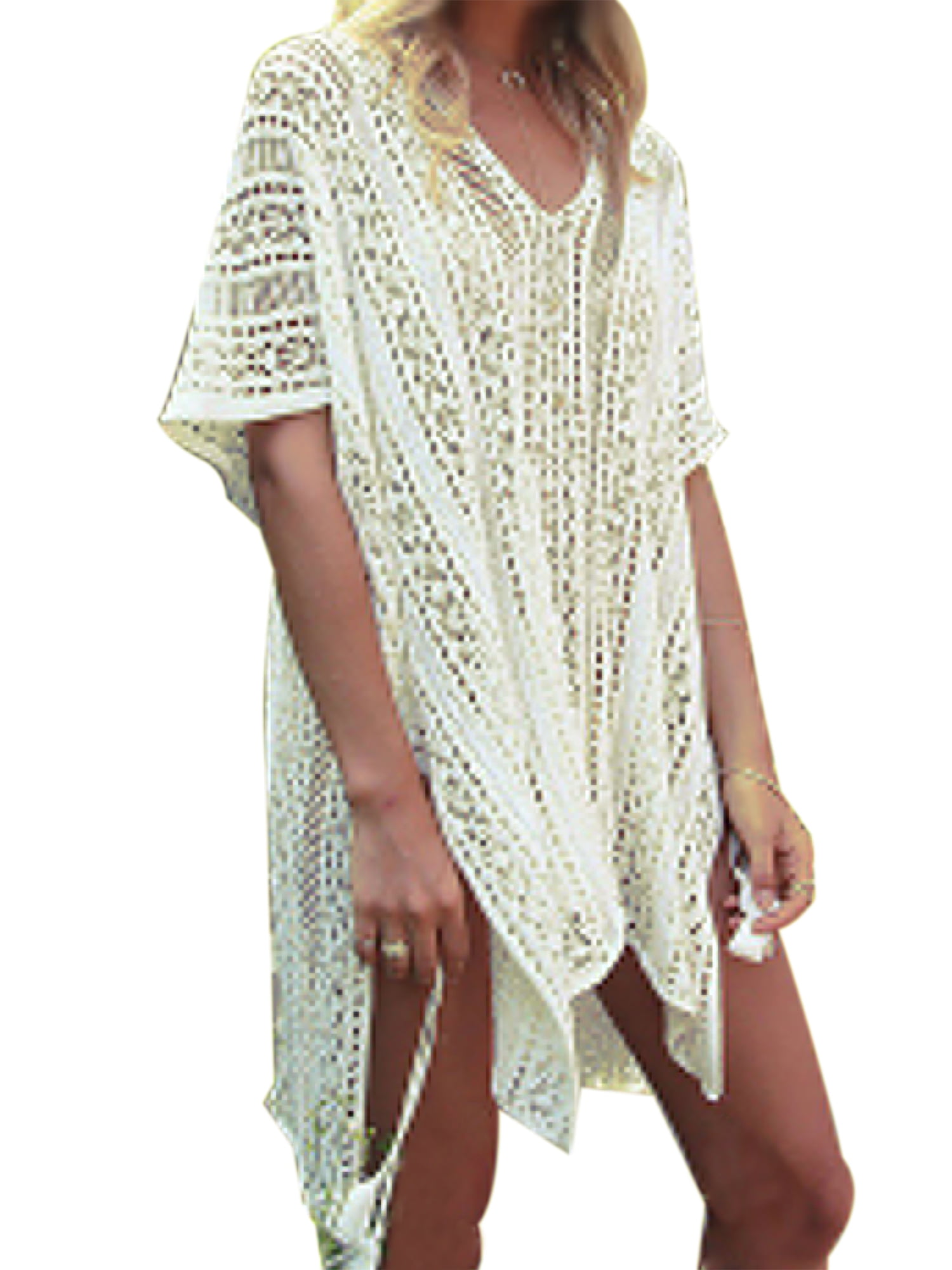 swimsuit cover up dress walmart