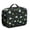 Alien UFO Black, variant on Alien Planet Black Pattern Insulated Lunch Bag Teens,Bento School Lunch Bag for Teens for Work,Picnic or Travel 10.6x7.7x4.3 Inches,12 Can Capacity