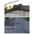 thumbnail image 4 of Luku 10x10 FT Quick-Set Pop-Up Canopy Tent with 1 Removable Sidewall, Instant Outdoor Sun Shelter, One-Push Easy Setup, Adjustable Height, Waterproof UPF 50+ Oxford, Portable Event Tent, 4 of 7