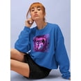 thumbnail image 2 of Artshine Gemini, I Think Sweatshirt Women -Arvee Gibson Designs, Female 5X-Large, 2 of 4