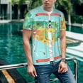 thumbnail image 6 of Easygdp USA Tourist Map Mens T-Shirts Baseball Vintage Fashionable Lightweight Casual Crew Neck Slim Fit with Long Sleeves-X-Large, 6 of 7