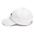 thumbnail image 6 of Clishirt Adult Unisex Embroidered Blue Fish Adjustable White Classic Dad Hat, 6 of 7