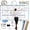 White, variant on Large Dry Erase Wall Calendar - 38" x 72" - Undated Blank Reusable Yearly Calendar - Giant Whiteboard Annual Poster - Laminated Office Jumbo 12 Month Calendar