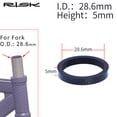 thumbnail image 2 of Espaciador de auriculares de fibra de carbono para bicicleta anillo de junta espaciador de auriculares de vástago delantero de bicicleta, 2 of 6