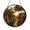 Acrylic 3.5 Inch, variant on Stained Glass Orchard Apple Suncatcher Window Hanging, Warm Fall Harvest Sun Catcher for Home Window
