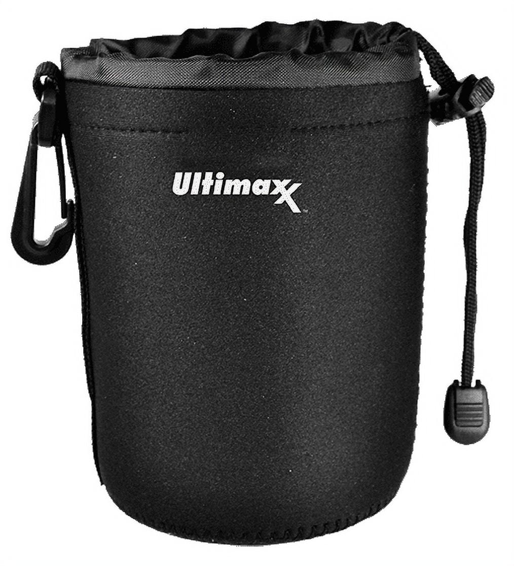 XPIX Large Neoprene DSLR Camera Lens Pouch - Protective Bag With Drawstring