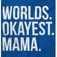 thumbnail image 2 of Worlds Okayest Mama Mothers Day Mom Women Plus Size Crewneck Sweatshirt Brisco Brands 2X, 2 of 5