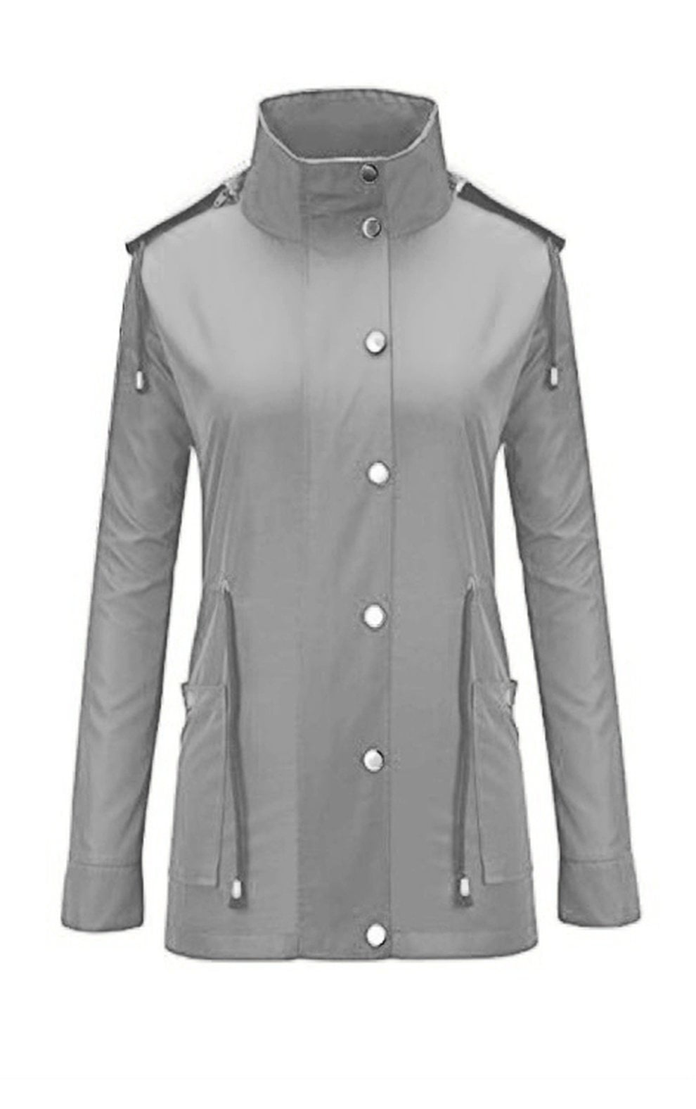 BJYX Women Hooded Raincoats Long Sleeve Waterproof Rain Jacket Outdoor Rainwear Walmart Canada