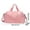 Pink #21860, variant on Ganfancp Travel Duffel Bags, Woman Travel Bag Big Capacity Hand Luggage Bag Classic Pure Color Tote Bag Shoulder Body Bag Sport Yoga Weekend Bag for Indoor/Outdoor