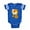 Royal Blue, variant on CafePress - Cute Lil' Ophelia - Cute Infant Baby Football Bodysuit