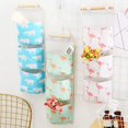 thumbnail image 3 of 3 Hanging Organizer Organization Systems Wall Storage Bag Hanging Bag with 3 Pockets Hanging Storage, 3 of 4