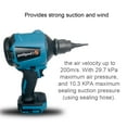 thumbnail image 3 of Yeacher Rechargeable Air Dust Machine Lithium Electric Cordless Inflator Narrow-space Cleanner Dusts Blowing Fan Compatible with Makita Battery, 3 of 5