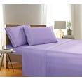 thumbnail image 2 of Elegant Comfort 1500 Thread Count Purple Microfiber Flat Sheets, King, (5 Pieces ), 2 of 2