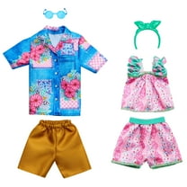 Barbie Ken Fashion, Doll Clothes Pack with 2 Complete Looks for Barbie & Ken Dolls (Styles May Vary)