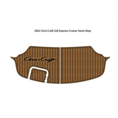 2001 Chris Craft 328 Express Cruiser Swim Platform Pad Boat EVA Foam Teak Floor