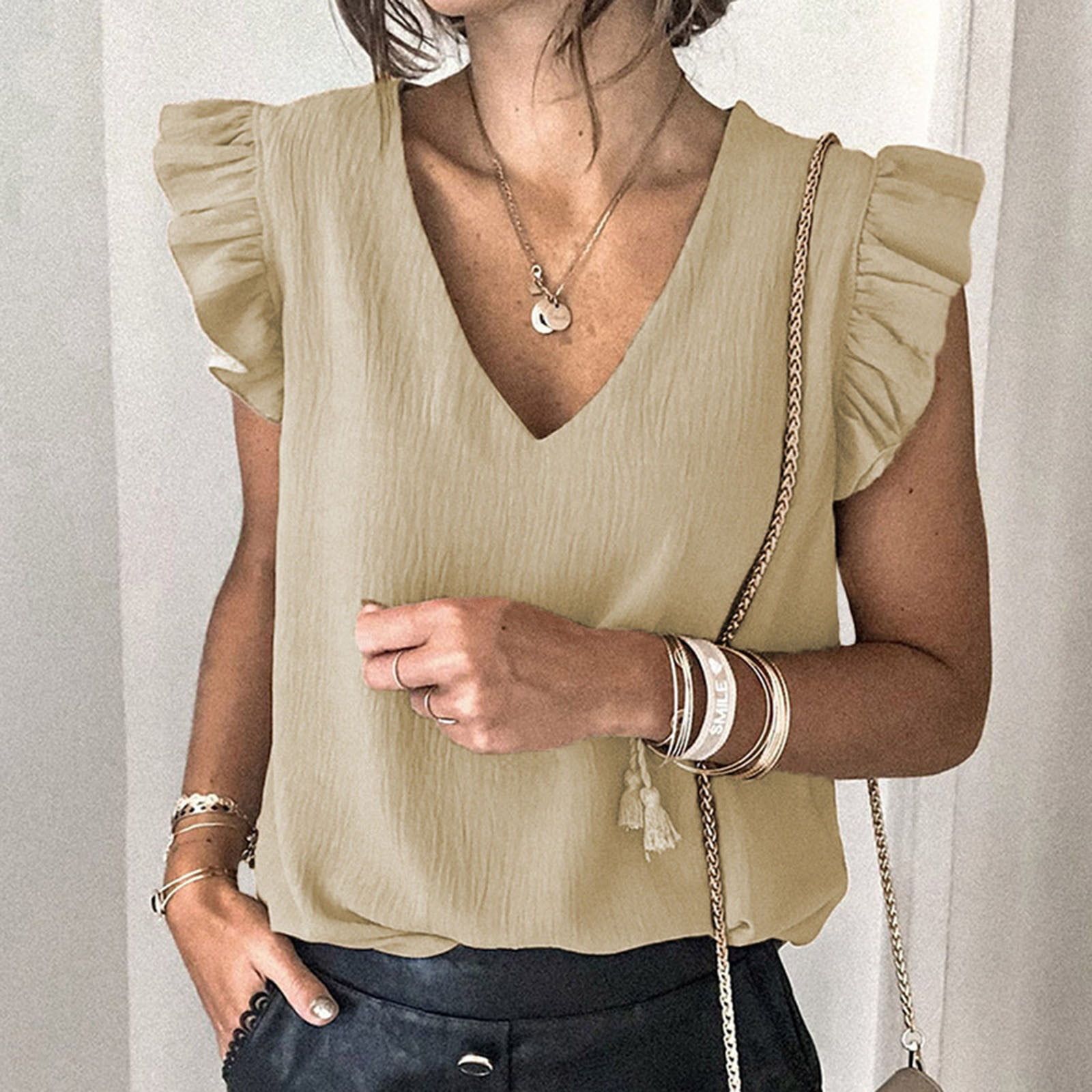 8月11日削除　S ruffle stole tops 8月11日削除 S ruffle stole tops 8月11日削除 S ruffle