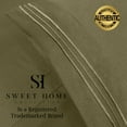 thumbnail image 6 of Sweet Home Collection 1500 Series Bed Sheets - Extra Soft Microfiber Deep Pocket Sheet Set - Olive, California King, 6 of 6
