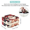 thumbnail image 5 of Santa Claus Travel Portable Square Jewelry Box Earring Necklace Bracelet Holder Display Case Organizer Box, Decorative Jewelry Stand Storage Box, 5 of 6