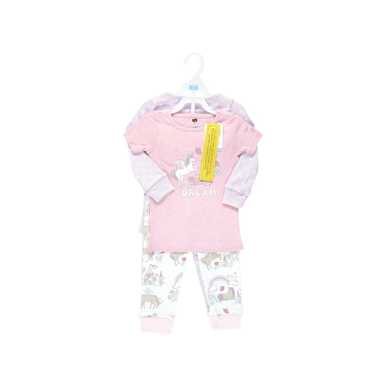 Hudson Baby Toddler Pajamas, 2-Pack, 4-Piece, Sizes 12M-5T